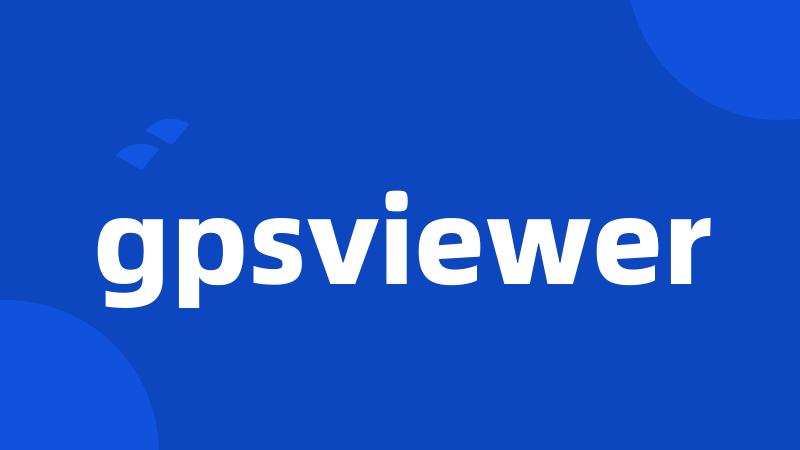 gpsviewer