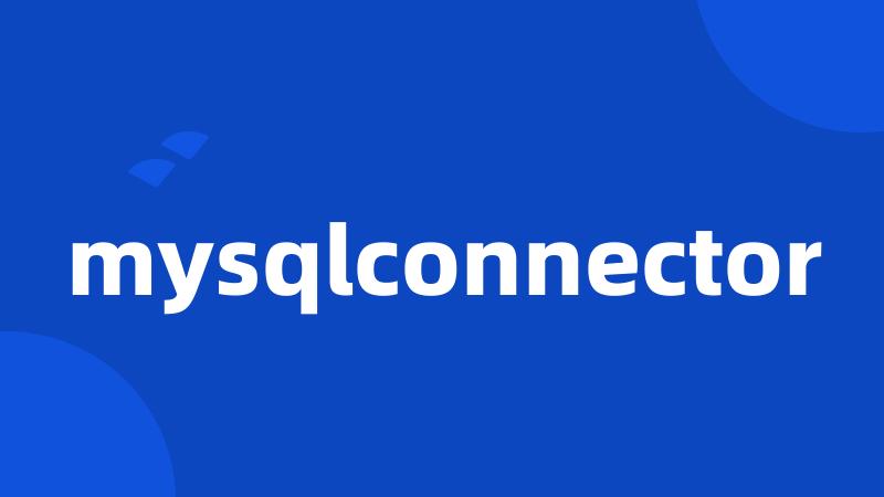 mysqlconnector