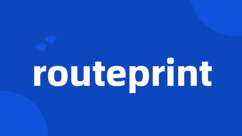 routeprint