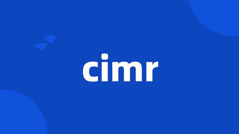 cimr