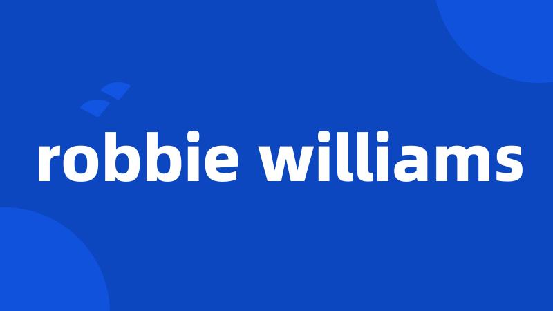 robbie williams