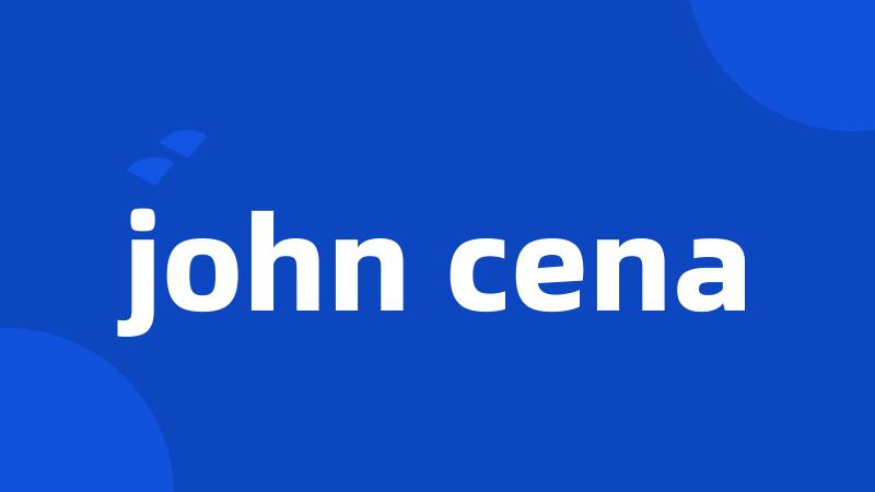 john cena