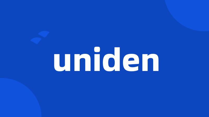 uniden