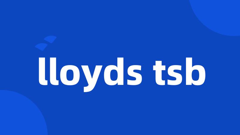 lloyds tsb