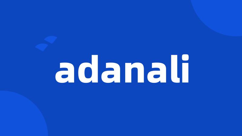 adanali