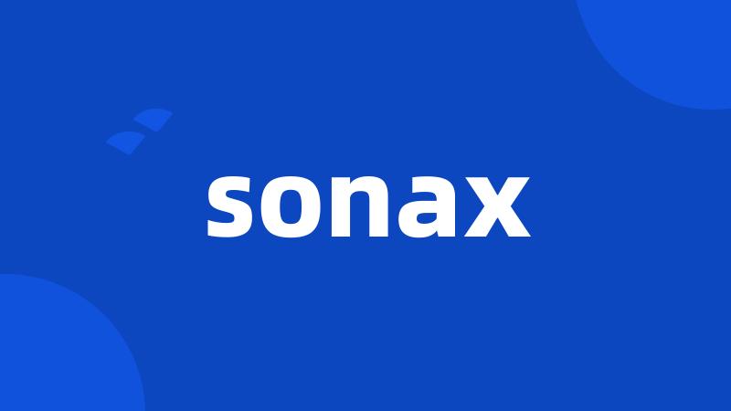 sonax