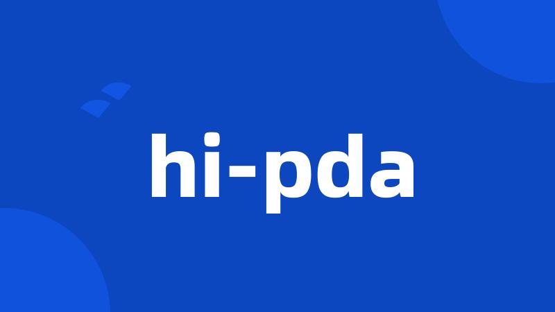 hi-pda