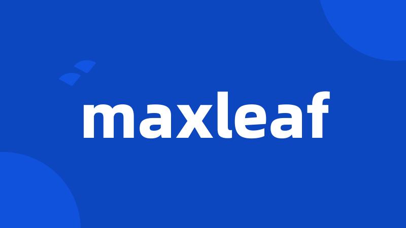 maxleaf