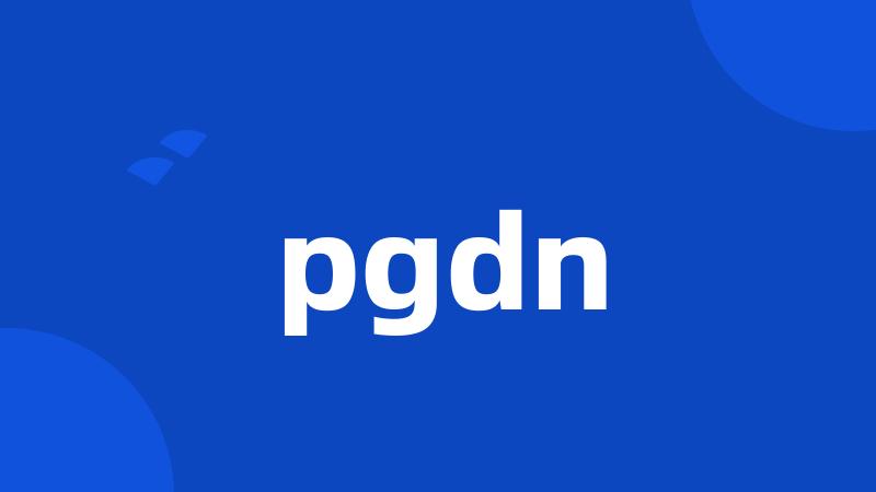 pgdn