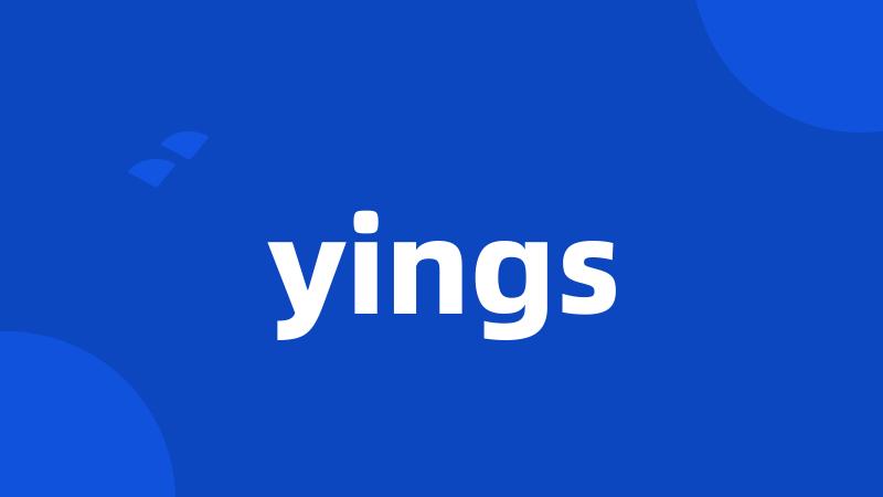 yings