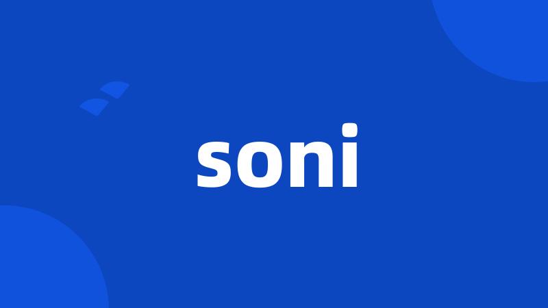 soni