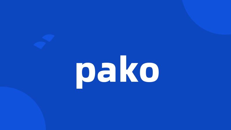 pako