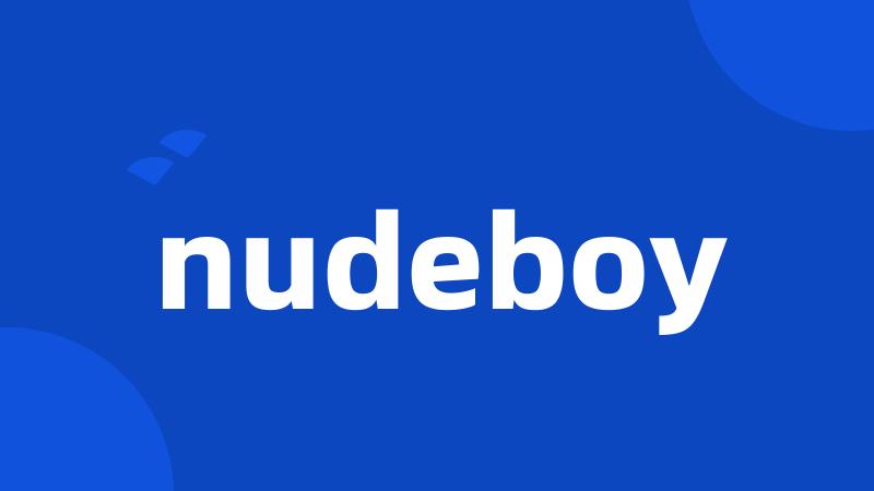 nudeboy