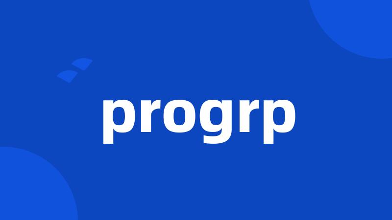 progrp