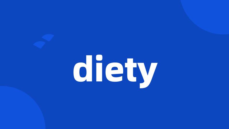 diety