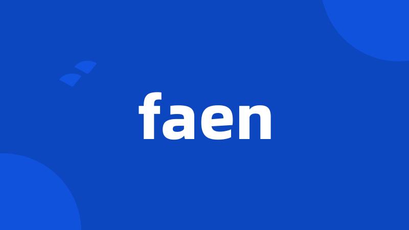 faen