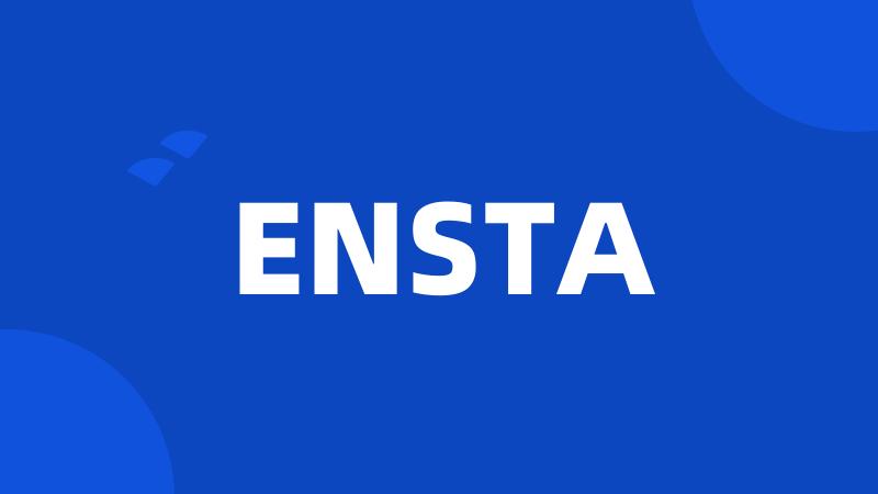 ENSTA