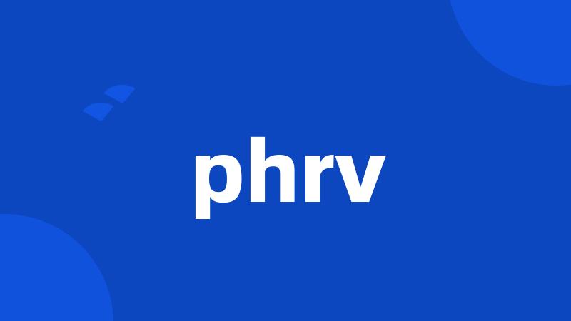 phrv