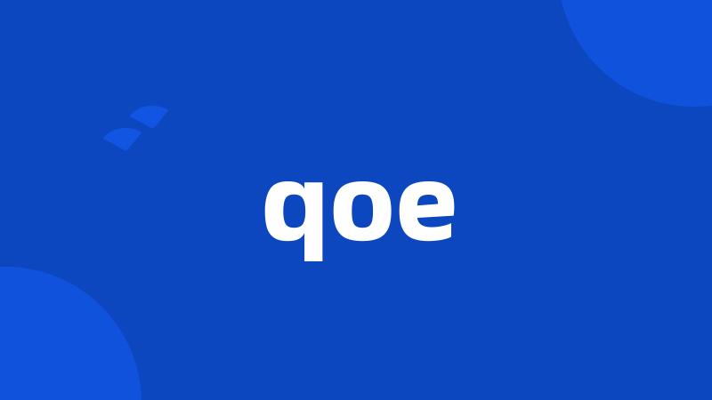 qoe