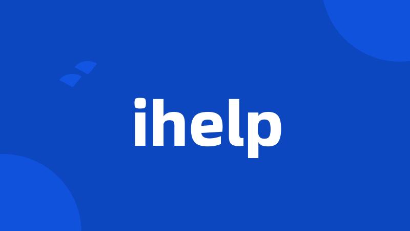 ihelp