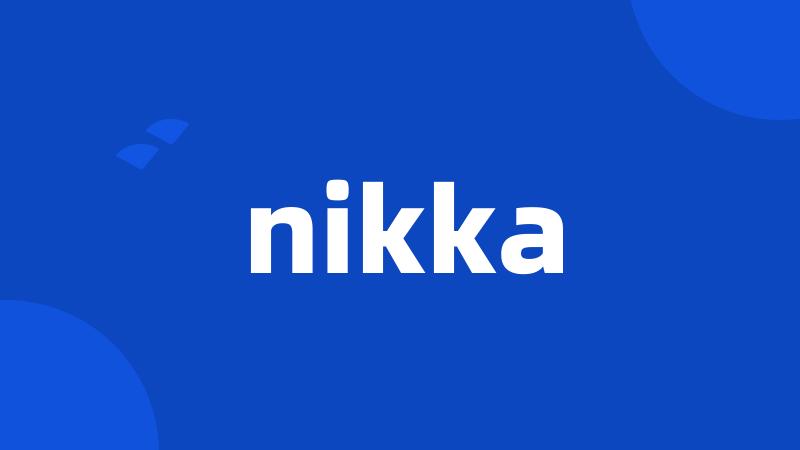 nikka