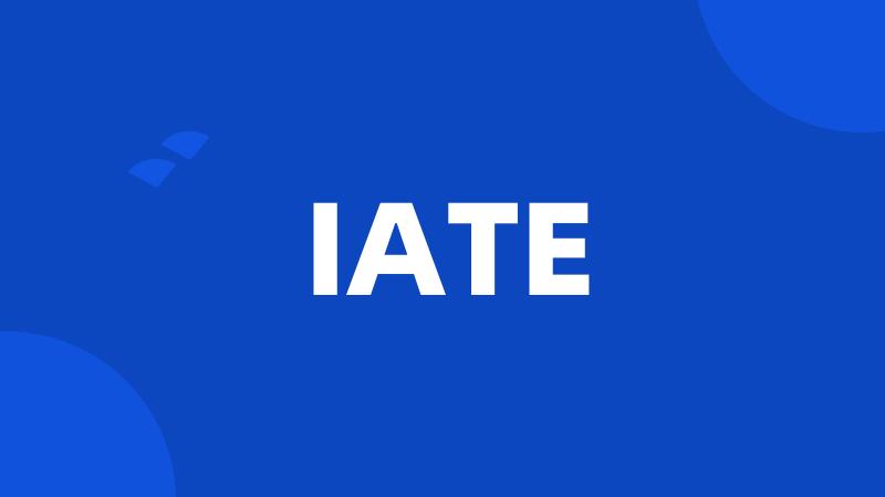 IATE