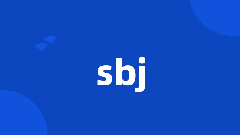 sbj