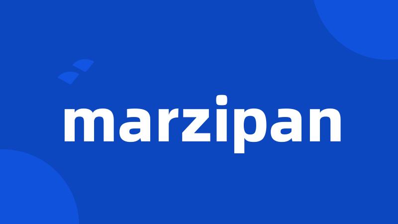 marzipan