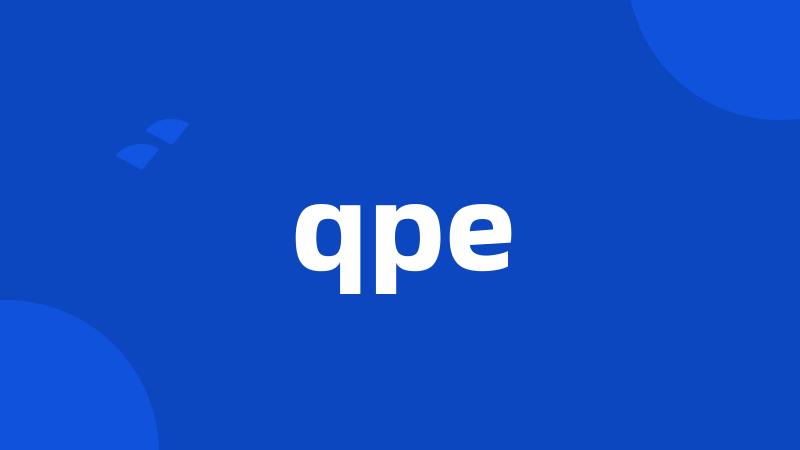 qpe