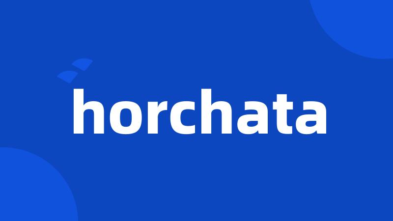 horchata