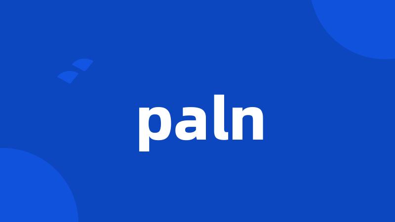 paln