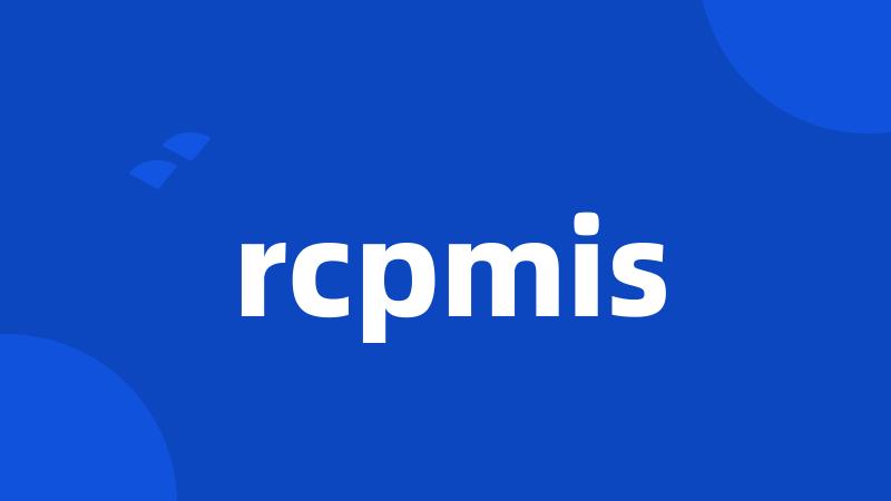 rcpmis