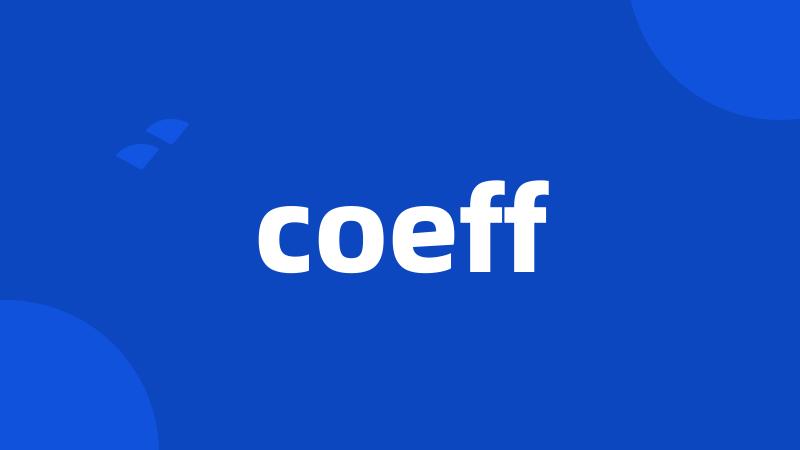 coeff