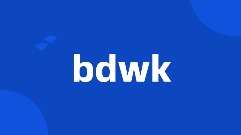 bdwk