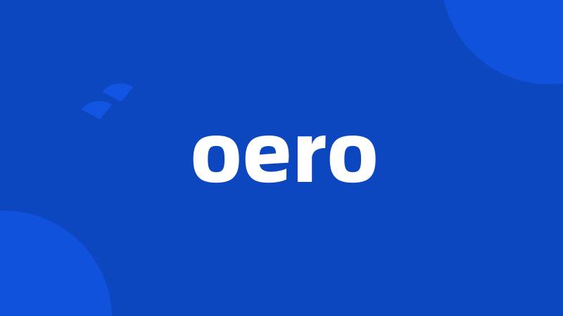 oero