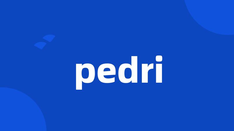 pedri