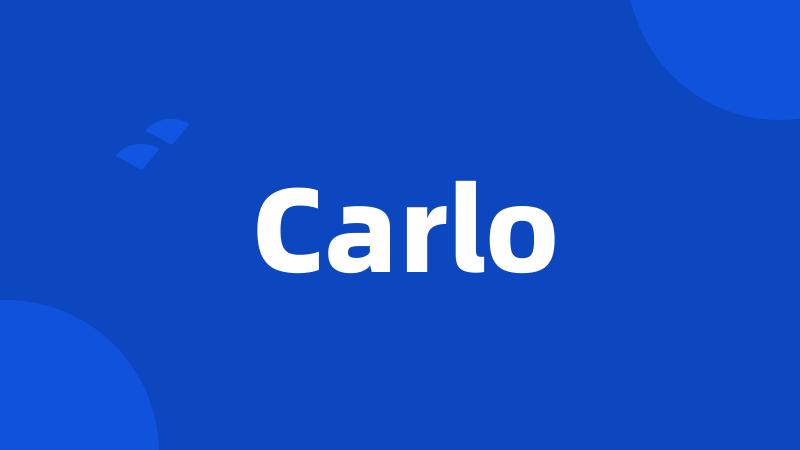 Carlo