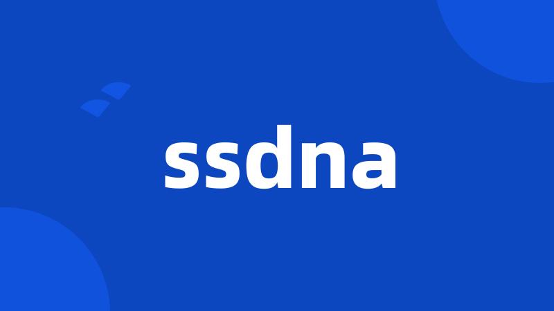 ssdna