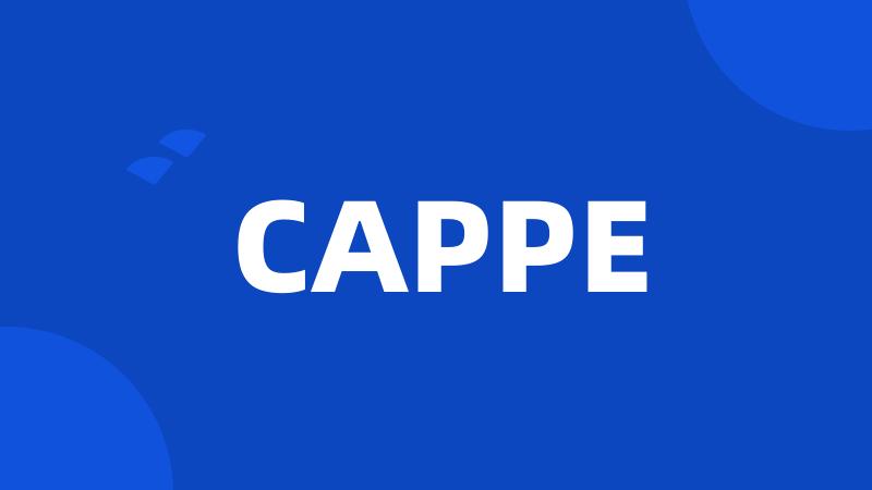 CAPPE