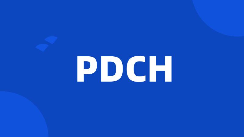 PDCH