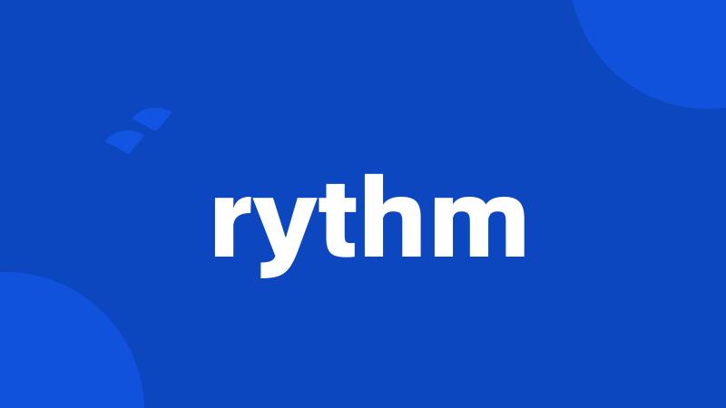 rythm