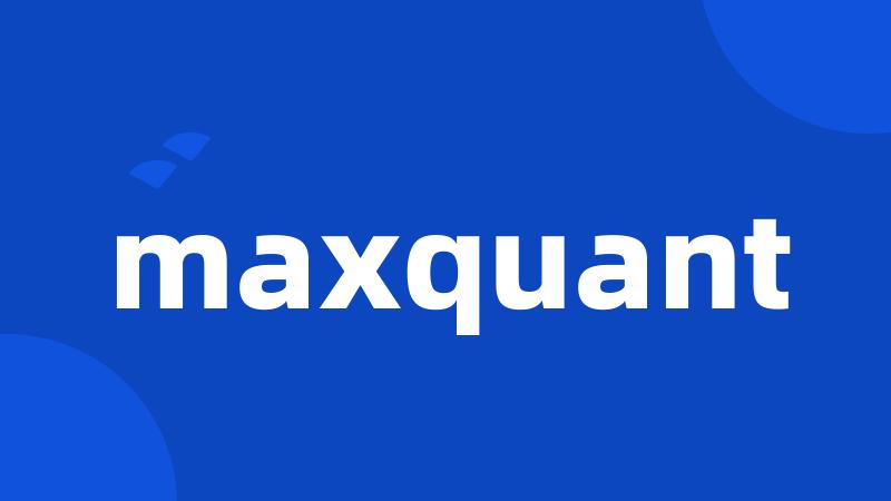 maxquant