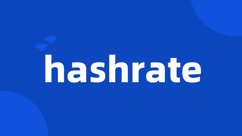 hashrate