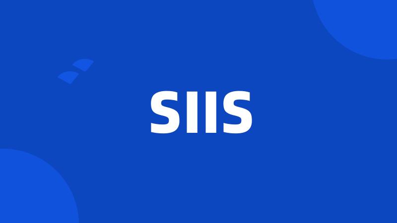 SIIS