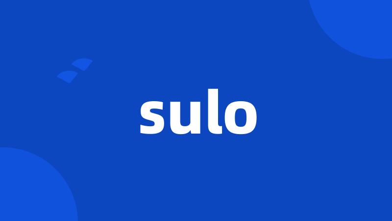 sulo