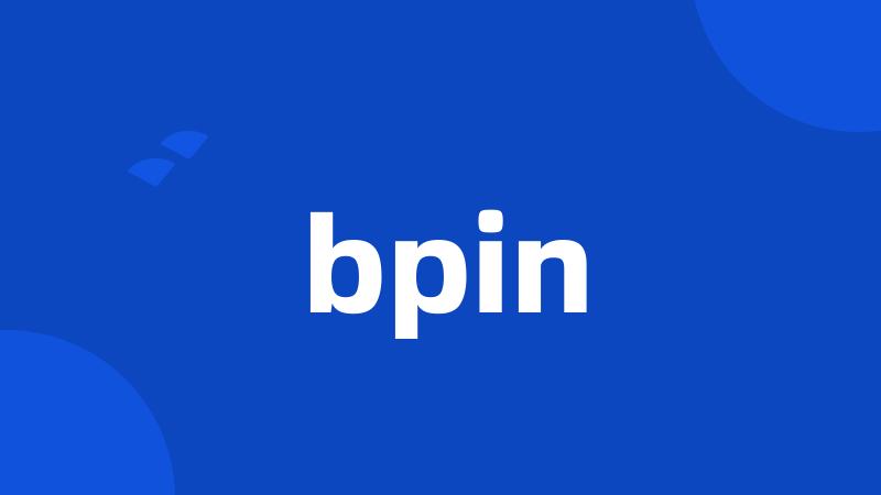 bpin