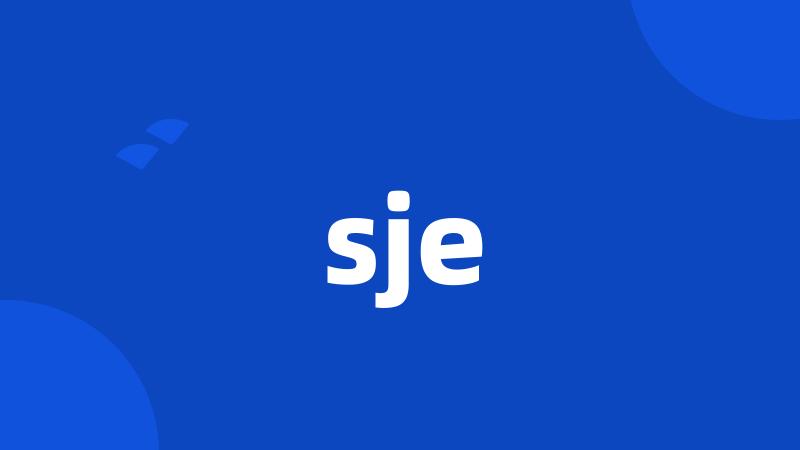 sje