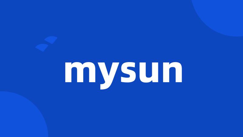 mysun