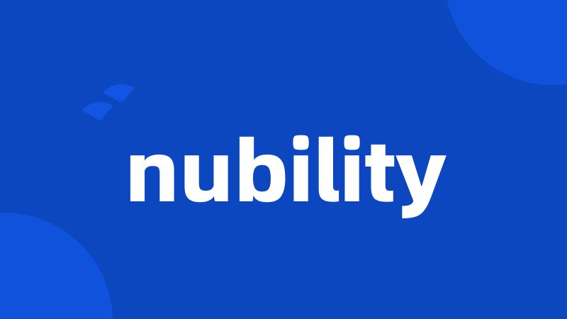 nubility