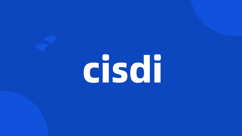 cisdi